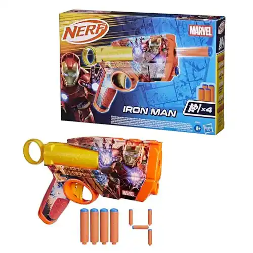 Lanzadardos Nerf Marvel Iron Man