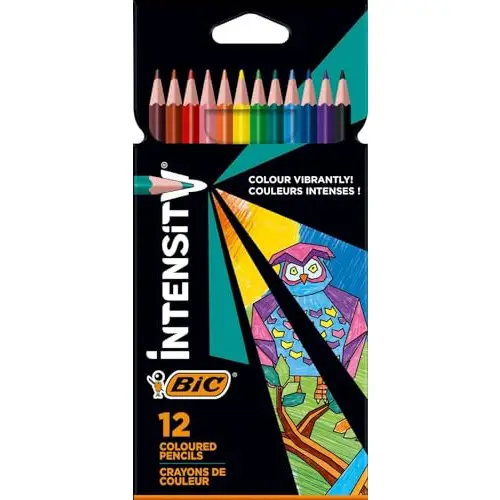 Lápices de colores BIC Intensity Triangle, 12 unidades.