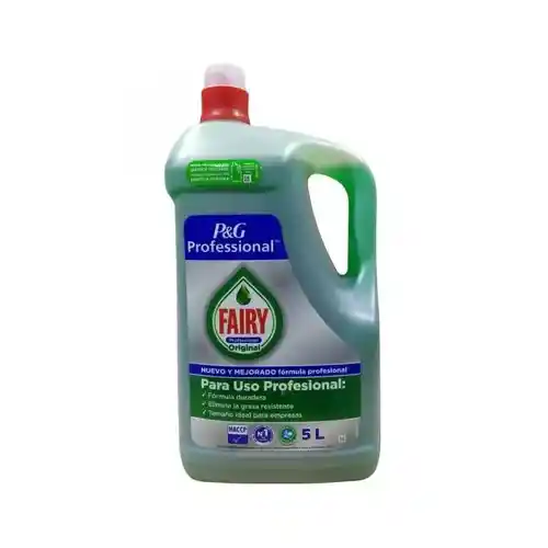 Lavavajillas manual Fairy Professional Original (5L) con fórmula concentrada