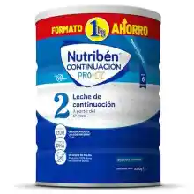 Leche de fórmula Nutribén Continuación Pro Alfa 2 (1kg) para bebés a partir de 6 meses con DHA y OLM