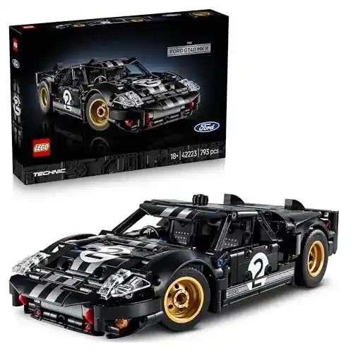 LEGO Technic Ford GT40 MKII de 1966 con motor V8