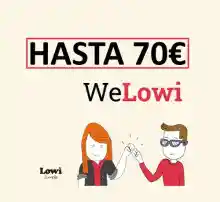 Llévate hasta 70€ por contratar Lowi (fibra, móvil o fibra + móvil) - Promo WeLowi