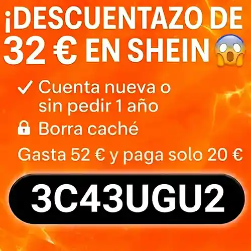 ¡LOCURON por el descuentazo de 32€ en SHEIN!! ¡durara poco!