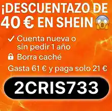 ¡LOCURON por el descuentazo de 40€ en SHEIN!! ¡durara poco!