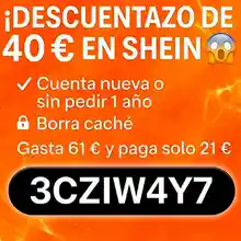 ¡LOCURON por el descuentazo de 40€ en SHEIN!! ¡durara poco!