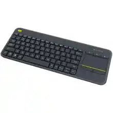 Logitech K400 Plus Teclado Inalámbrico Táctil para TV con Control Multimedia y Touchpad