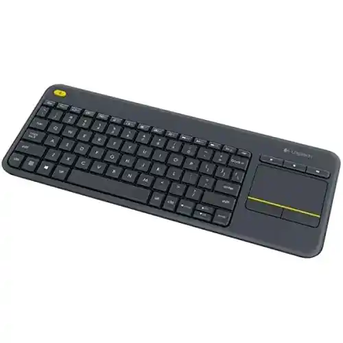 Logitech K400 Plus Teclado Inalámbrico Táctil para TV con Control Multimedia y Touchpad