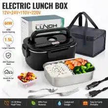 Lonchera eléctrica (1.5L) con calentamiento para coche y oficina