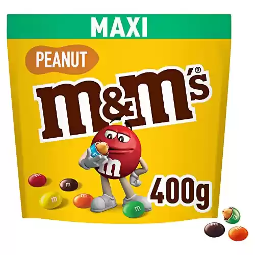 M&M's Peanuts Snack de Cacahuete y Chocolate con Leche (400g)