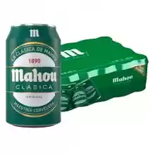Mahou Clásica Cerveza Dorada Lager, 24 x 33cl