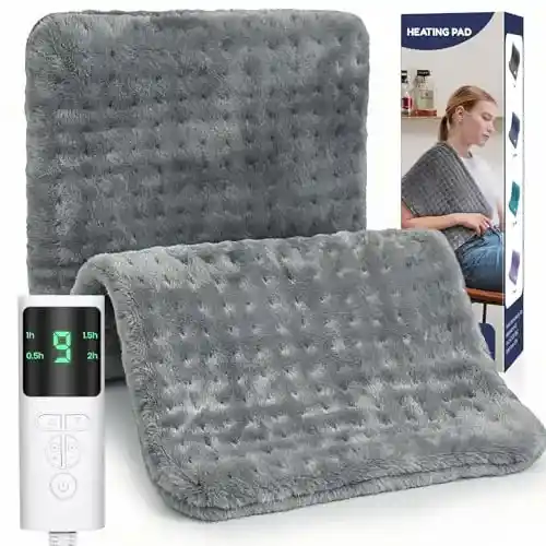 Manta eléctrica VSTKEN lumbar con 9 temperaturas y 4 temporizadores (30x60 cm)