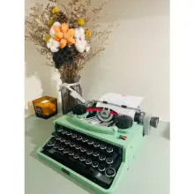 Máquina de escribir retro decorativa - DIY bloques de construcción