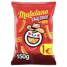 Matutano Vaqueros sabor barbacoa 150 grs.
