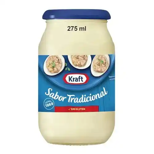 Mayonesa Kraft con 36% de aceite (275 ml)
