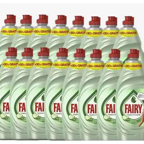 Mega Pack 16x 520ml Fairy Cuidado Aloe vera y pepino - a 1,88€ la unidad