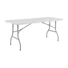 Mesa plegable THINIA HOME rectangular de catering 180 cm (blanco)