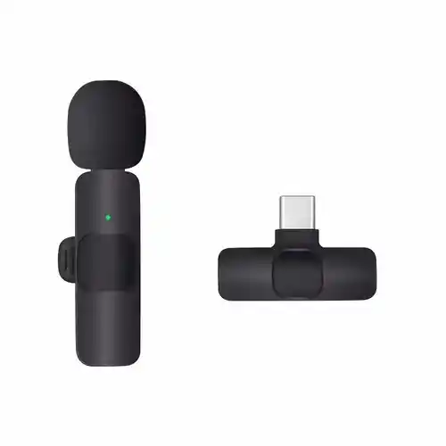 Micrófono inalámbrico Lavalier para iOS y Android
