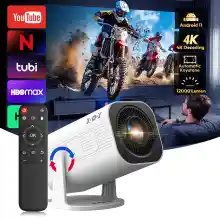 Mini proyector 4K Wifi 6 Android 300 ANSI WIFI Dual BT5.4