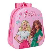 Mochila escolar 3D Safta Barbie