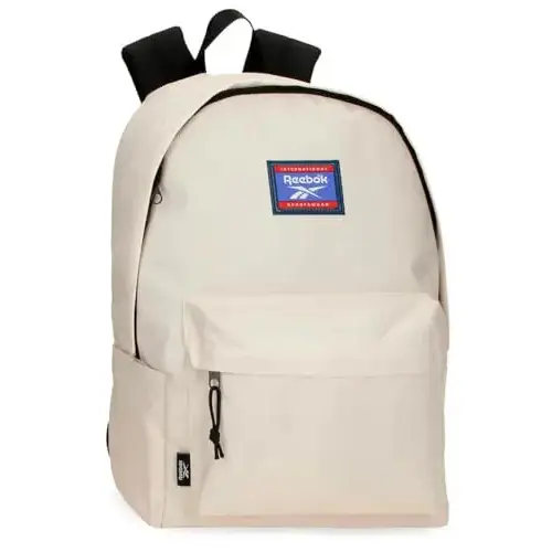 Mochila escolar Reebok Brooklyn Colors (Beige) con estuche a juego