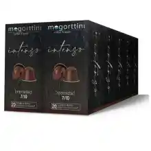 Mogorttini Café Intenso - 200 Cápsulas de Aluminio Compatibles con Nespresso