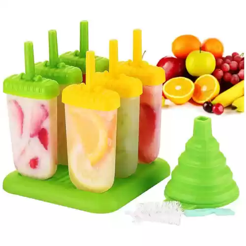 Molde para 6 helados polos de silicona sólo 1,20€ + ENVIO GRATIS