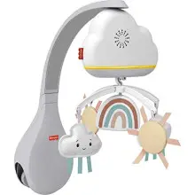 Móvil colgante de Cuna con Nube, Sol y Arcoíris Fisher-Price