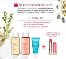 Muestras gratis Clarins en DRUNI