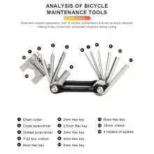 Multiherramienta multifunción para bicicleta Riderace