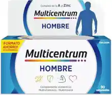 Multivitamínico Multicentrum Hombre (90 comprimidos) con vitaminas y minerales