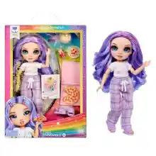 Muñeca Rainbow High Junior High Violet de 22 cm