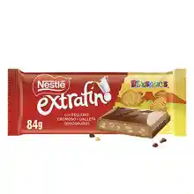 NESTLÉ EXTRAFINO tableta de chocolate con leche y galleta Dinosaurus, 84 g