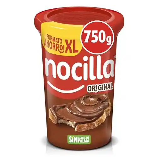 Nocilla Original XL sin aceite de palma - tarrina 750 g