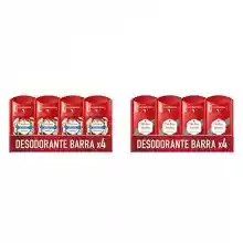 Old Spice Wolfthorn Desodorante en Barra para Hombres, 50 ml, paquete de 4 & PACK X4 Original Desodorante en Barra para Hombres, 50 ml