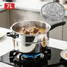 Olla a presión (3L) para gas e inducción de aluminio