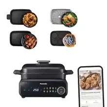 Olla multifunción Panasonic NF-GM400 4 en 1 con grill y extractor de humo