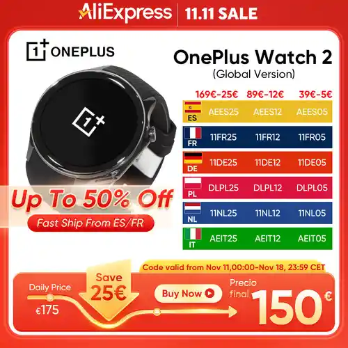 OnePlus Watch 2 versión Global Smartwatch