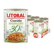 Pack 10 x 425g Litoral Cocido Madrileño