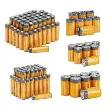 Pack 108 Pilas Alcalinas Amazon Basics (AA, AAA, C, D, 9V)