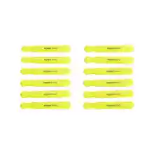 Pack 10x Subrayadores amarillo Amazon Basics