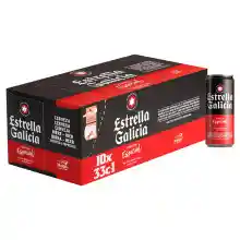 Pack 10x33 cl Cerveza Estrella Galicia especial + ENVIO GRATIS APP HOY!