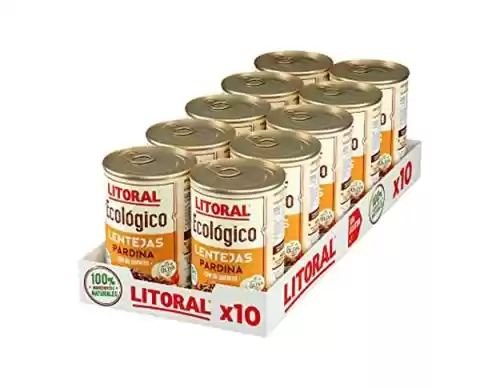 Pack 10x420g Lentejas Pardinas ECO LITORAL