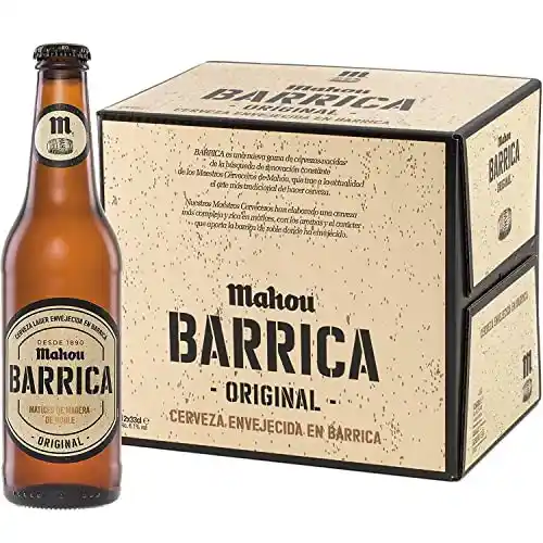 Pack 12 botellines edición original envejecida Mahou Barrica