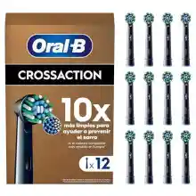 Pack 12 Cabezales Oral-B Pro CrossAction originales