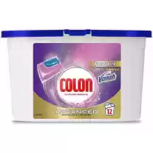 Pack 12 cápsulas detergente Colon Total Power Gel Caps Vanish para Lavadora
