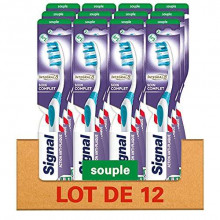 Pack 12 cepillos de dientes flexible Signal