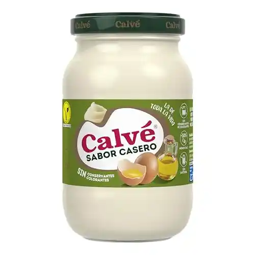 Pack 12 x 210ml Calvé Salsa en tarro Sabor Casero sin conservantes