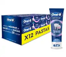 Pack 12 x 75 ml Oral-B Advanced Protección De Encías Pasta De Dientes Cuidado De Encías