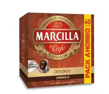 pack 120 cápsulas Márcilla Café Intenso compatibles con Nespresso (PROMO 3x2) - a 0,16€ la cápsula