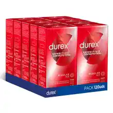 Pack 120x Preservativos Durex Sensitivo Contacto Total